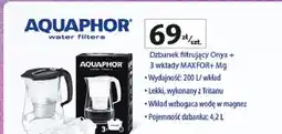Auchan Dzbanek onyx 4.2 l czarny Aquaphor oferta