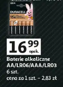 Auchan Baterie aaa/lr03 Duracell oferta