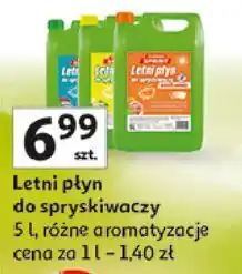 Auchan Płyn letni do spryskiwaczy jabłko z miętą Parys Summer Sprint oferta