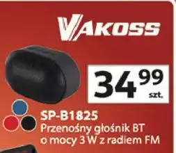 Auchan Głośnik sp-b1825 niebieski Vakoss oferta