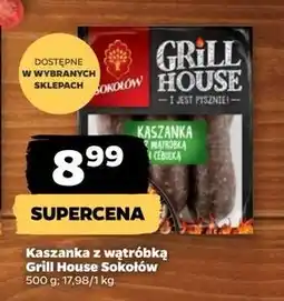 Netto Kaszanka z wątróbką Sokołów Grill House oferta
