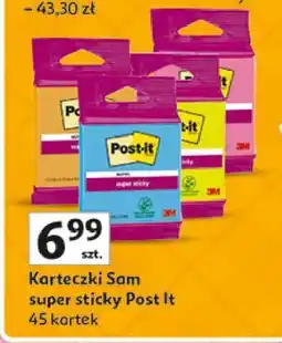 Auchan Karteczki samoprzylepne 760 x mm Post-It oferta