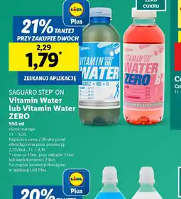 Lidl Saguaro Step' On Vitamin Water lub Vitamin Water Zero oferta