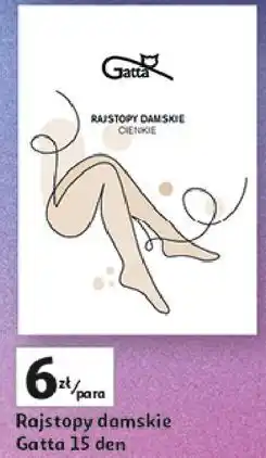 Auchan Rajstopy dasmkie 15 den Gatta oferta