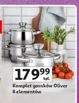 Auchan Komplet garnków oliver Florentyna oferta