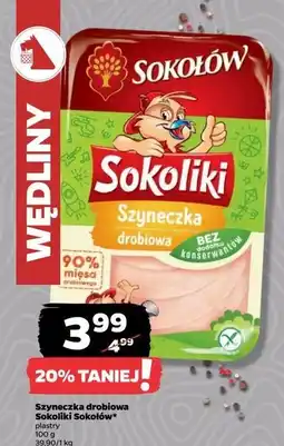 Netto Szyneczka drobiowa Sokołów Sokoliki oferta