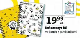 Auchan Kołozeszyt b5 96 kartek kratka Beniamin oferta