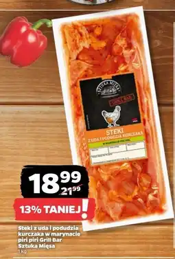 Netto Steki z uda i podudzia kurczaka w marynacie piri Sztuka Mięsa Netto oferta
