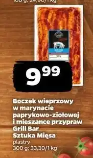 Netto Boczek wieprzowy w papryce z ziołami Sztuka Mięsa Netto oferta