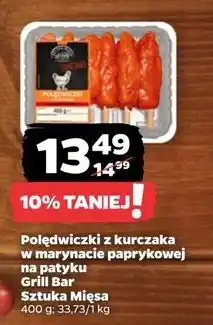 Netto Polędwiczki z kurczaka w marynacie paprykowej na patyku Sztuka Mięsa Netto oferta