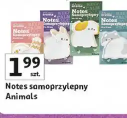 Auchan Notes samoprzylepny animals Erema oferta