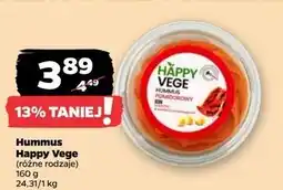 Netto Hummus pomidorowy Happy Vege oferta