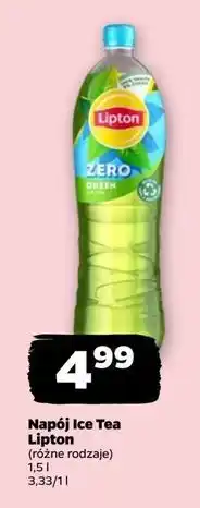 Netto Herbata mrożona zero Lipton Green Ice Tea oferta