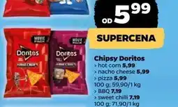 Netto Chipsy kukurydziane o smaku słodkiego chilli Doritos oferta