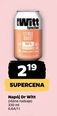Netto Napój citrus boost Dr Witt oferta