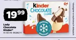 Netto Lody Kinder Chocolate oferta