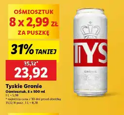 Lidl Tyskie Gronie oferta