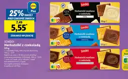 Lidl Herbatniki z czekoladą Sondey oferta