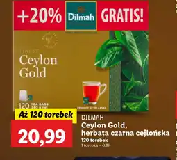 Lidl Herbata Dilmah Ceylon Gold oferta