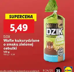 Lidl Wafle kukurydziane Dzik o smaku zielonej cebulki oferta