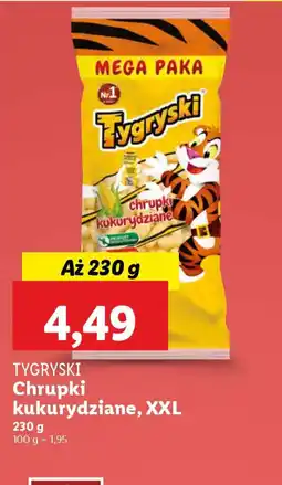 Lidl Tygryski Chrupki kukurydziane XXL oferta