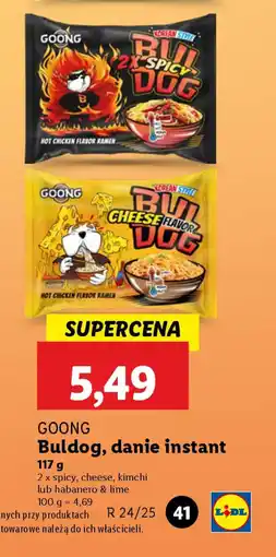 Lidl Goong Buldog, danie instant oferta