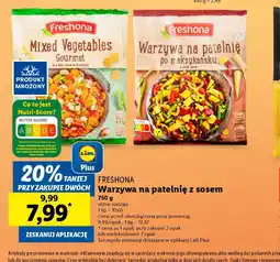 Warzywa na patelnię z sosem Freshona