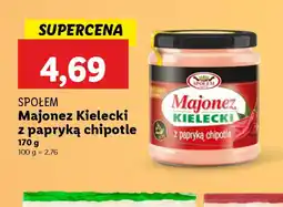 Lidl Społem Majonez Kielecki z papryką chipotle oferta