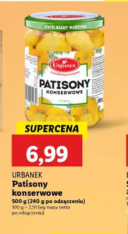 Lidl Patisony konserwowe Urbanek oferta