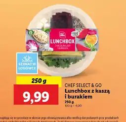 Lidl Lunchbox z kaszą i burakiem Chef Select & Go oferta