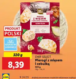 Lidl Pierogi z mięsem i cebulką Chef Select oferta