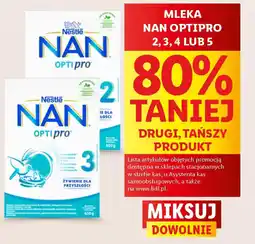 Lidl Mleka Nan Optipro 2,3,4 lub 5 oferta