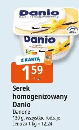 E.Leclerc Serek homogenizowany Danio 130g Danone oferta