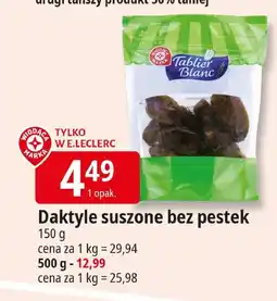 E.Leclerc Daktyle suszone bez pestek Tablier Blanc oferta