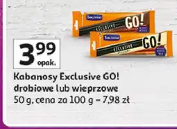 Auchan Kabanos drobiowy Tarczyński exclusive go! oferta