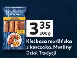 Auchan Kiełbasa z piersi kurczaka Morliny oferta