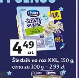 Auchan Śledzik na raz z cebulką Lisner śledzik na raz oferta