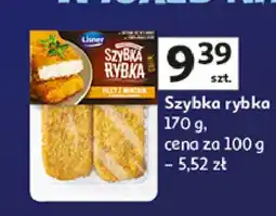 Auchan Filet z mintaja z sosem pieczarkowym Lisner szybka rybka oferta