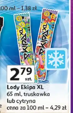 Auchan Lód truskawkowy KORAL EKIPA oferta