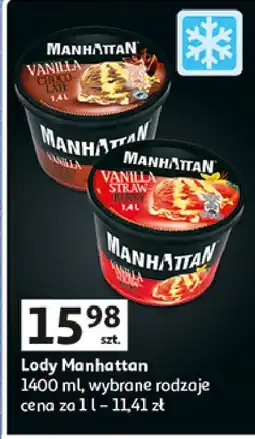 Auchan Lody strawberry & vanilla Nestle manhattan Manhattan (nestle) oferta