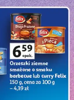 Auchan Orzeszki długo prażone extra chrupkie Felix oferta
