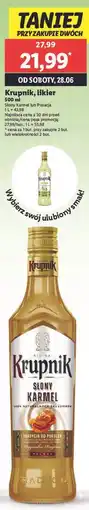 Lidl Wódka Krupnik Piernik oferta