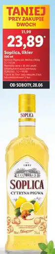Lidl Wódka Soplica Cytryna-Pigwa oferta