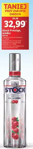 Lidl Wódka Stock Prestige Cranberry oferta