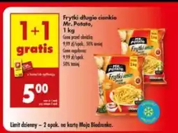Biedronka Frytki Mr. Potato oferta