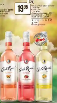 Dino Wino Carlo Rossi Refresh oferta
