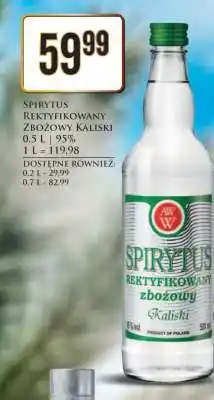 Dino SPIRYTUS REKTYFIKOWANY ZBOŻOWY KALISKI oferta