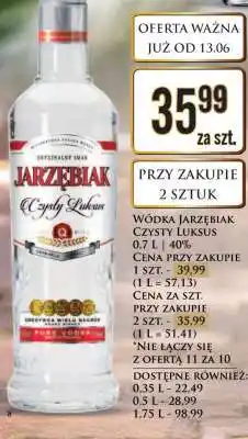 Dino Wódka Jarzębiak Czysty Luksus oferta