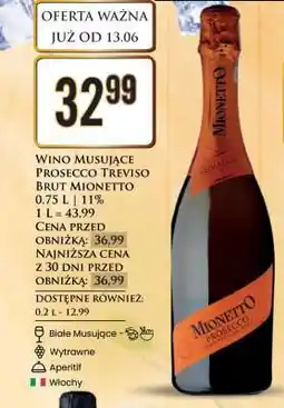 Dino Wino Musujące Prosecco Treviso Brut Mionetto oferta
