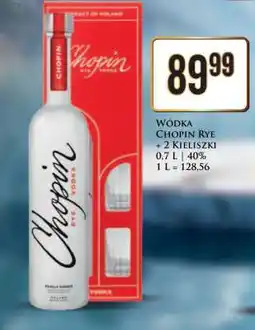 Dino WÓDKA CHOPIN RYE + 2 KIELISZKI oferta